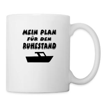 Motorboot - Tasse - Weiß - Rechts