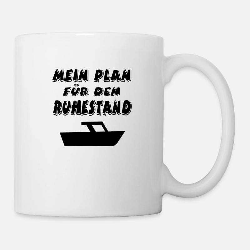 Motorboot - Tasse - Weiß
