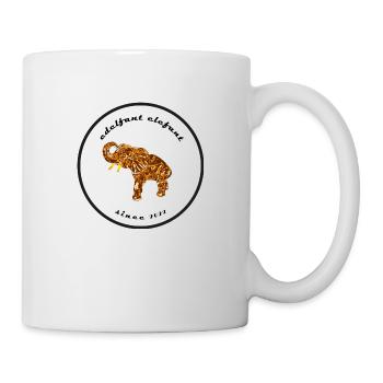 Edelfant Elefant - Tasse - Weiß - Rechts