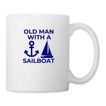 Voile - Mug blanc - blanc - Droite