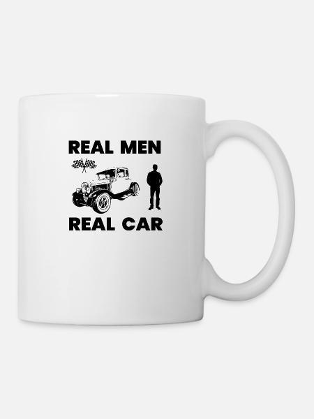 Auto - Tasse - Weiß
