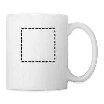 Square Beer Bottles Frame - Mug - white - Right