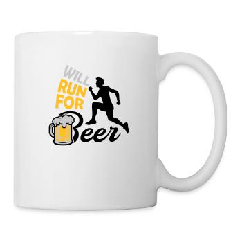 Run for Beer - Mug - white - Right