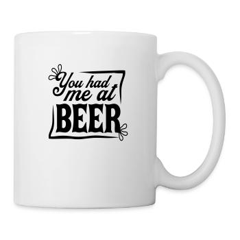 Saying Beer Persuaded - Mug - white - Right