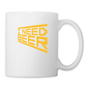 I Need Beer - Mug - white - Right