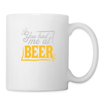 Beer Saying Persuaded - Mug - white - Right