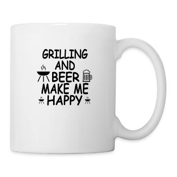 Griller - Mug blanc - blanc - Droite
