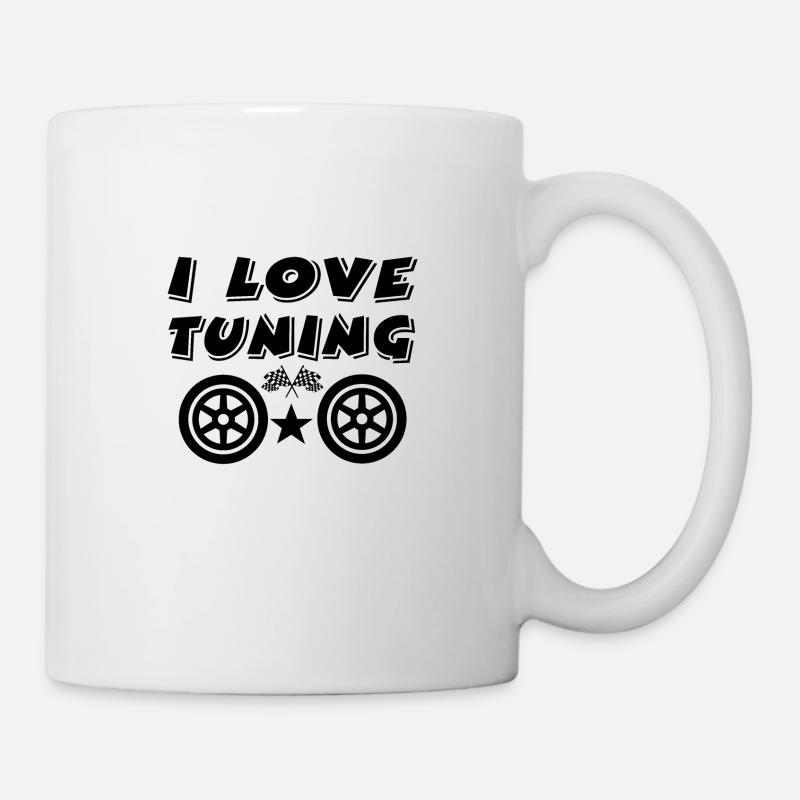 Auto - Tasse - Weiß