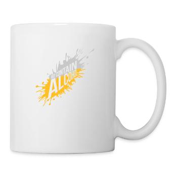 Spritzer peut contenir de l’alcool - Mug blanc - blanc - Droite