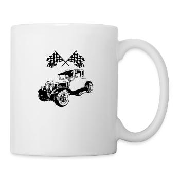 Auto - Tasse - Weiß - Rechts