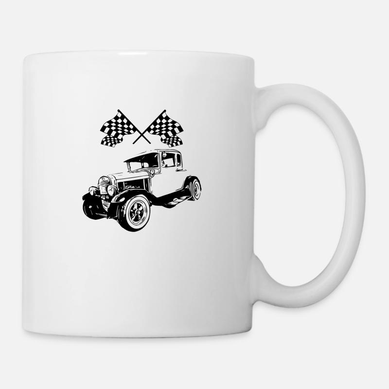 Auto - Tasse - Weiß