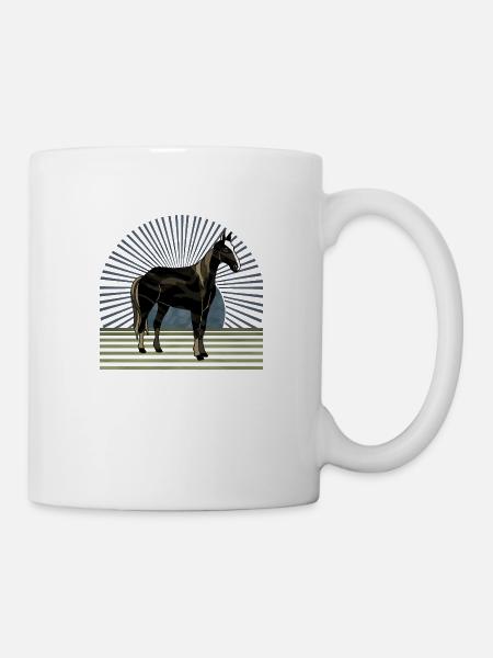 Pferd - Tasse - Weiß