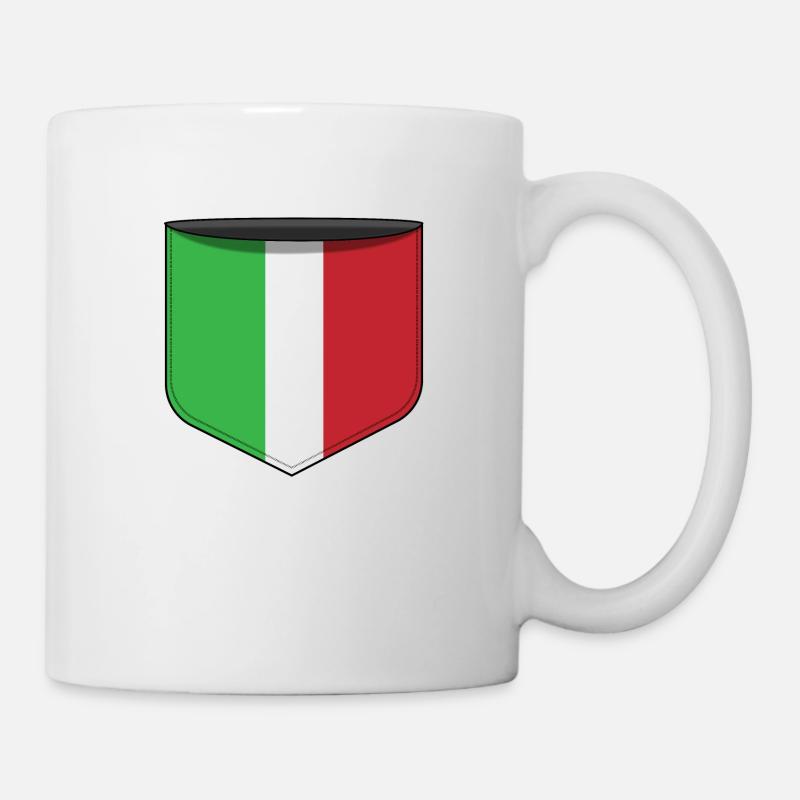 Pocket Italien - Tasse - Weiß