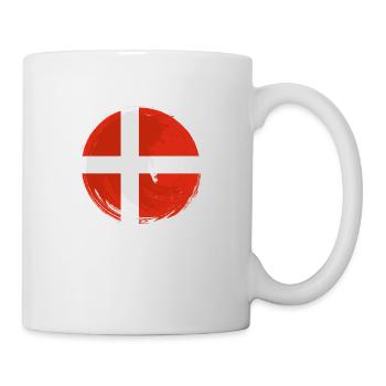Denmark Flag Scandinavia Danish Flag Travel - Mug - white - Right