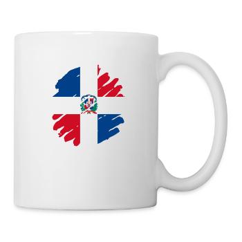Dominican Republic Flag Dom Rep Flag Trip - Mug - white - Right