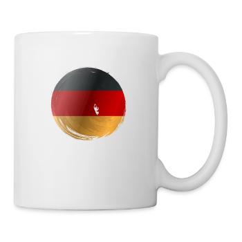 Germany Flag German Flag Used Look Home - Mug - white - Right