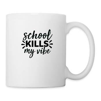 L’école tue mon ambiance - Mug blanc - blanc - Droite