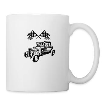 Auto - Tasse - Weiß - Rechts
