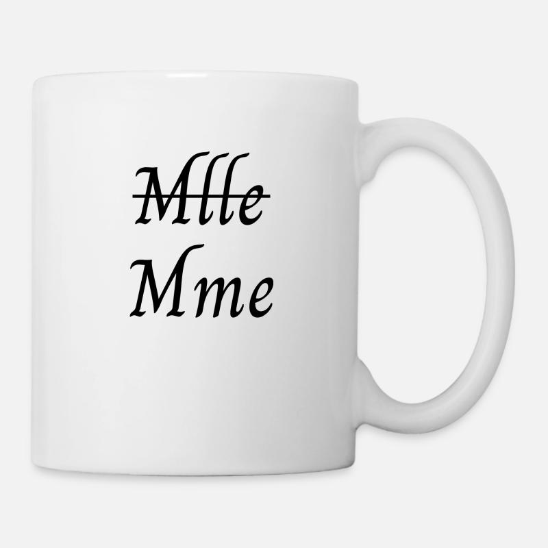 Mlle / Mme - Mug blanc - blanc