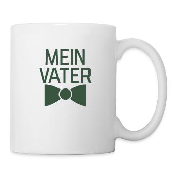 Mein Vater - Tasse - Weiß - Rechts
