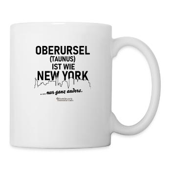 Oberursel Taunus T-Shirt Design mit coolem Spruch - Tasse - Weiß - Rechts