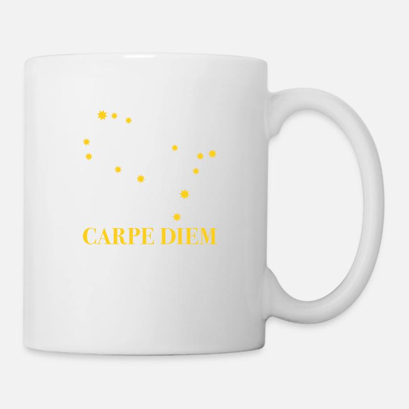 Carpe Diem used the day constellation Gemini - Mug - white
