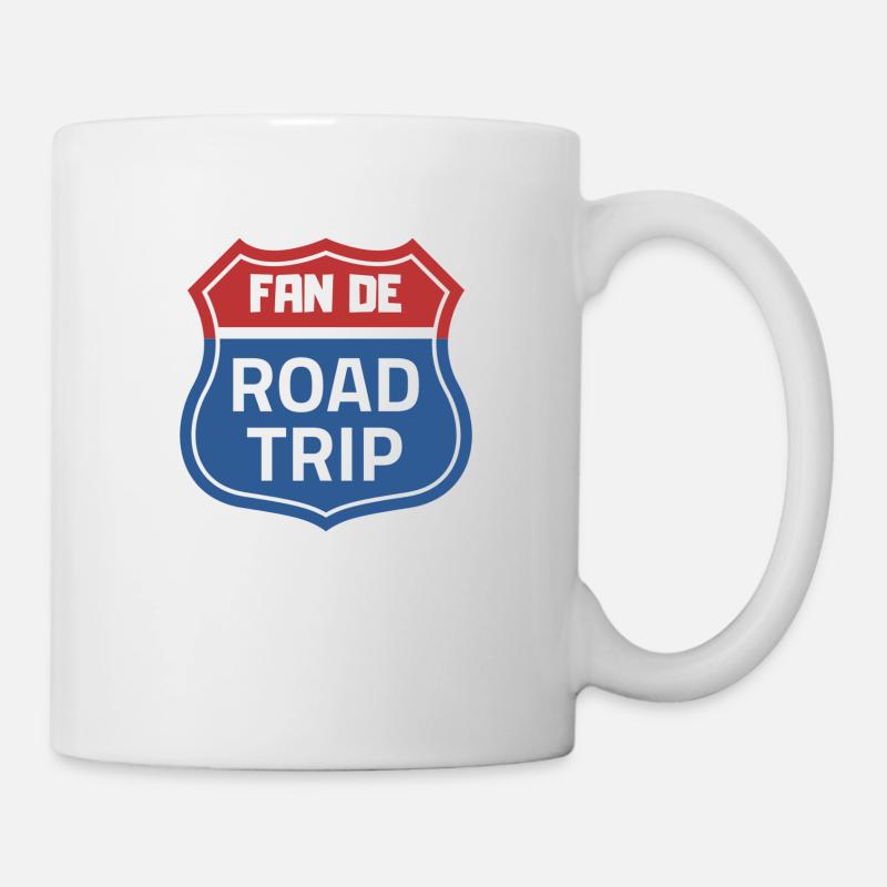 Fan de RoadTrip - Mug blanc - blanc