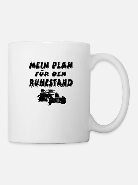 Auto - Tasse - Weiß
