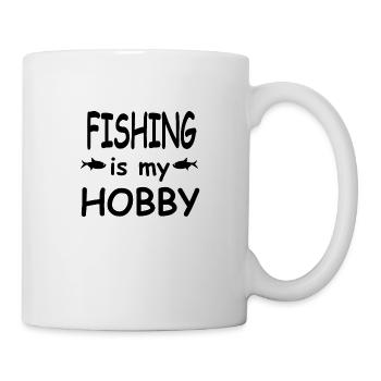 Pêche - Mug blanc - blanc - Droite