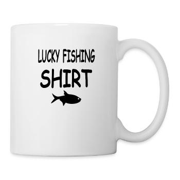 Pêche - Mug blanc - blanc - Droite