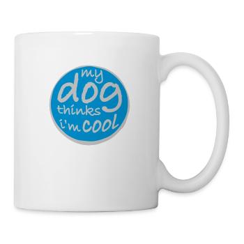 Dog thinks in the cool - Mug - white - Right