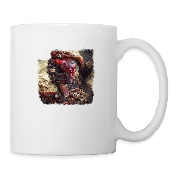 Steampunk Heartguitar - Mug - white - Right