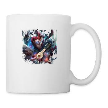 My Bleeding Heart Plays Guitar - Mug - white - Right