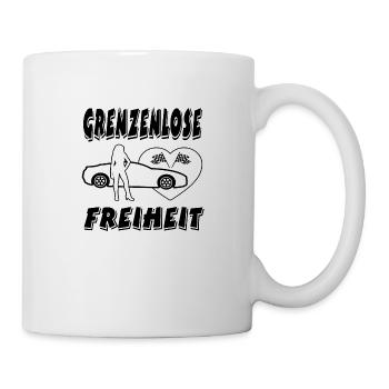 Auto - Tasse - Weiß - Rechts