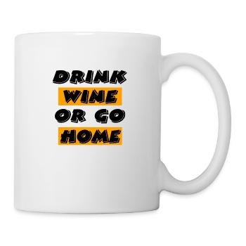 Wein - Tasse - Weiß - Rechts