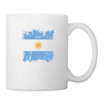 Argentine Drapeau Amérique du Sud Drapeau argentin - Mug blanc - blanc - Droite