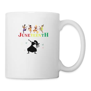 Juneteenth Outfit Black African Freedom - Mug - white - Right