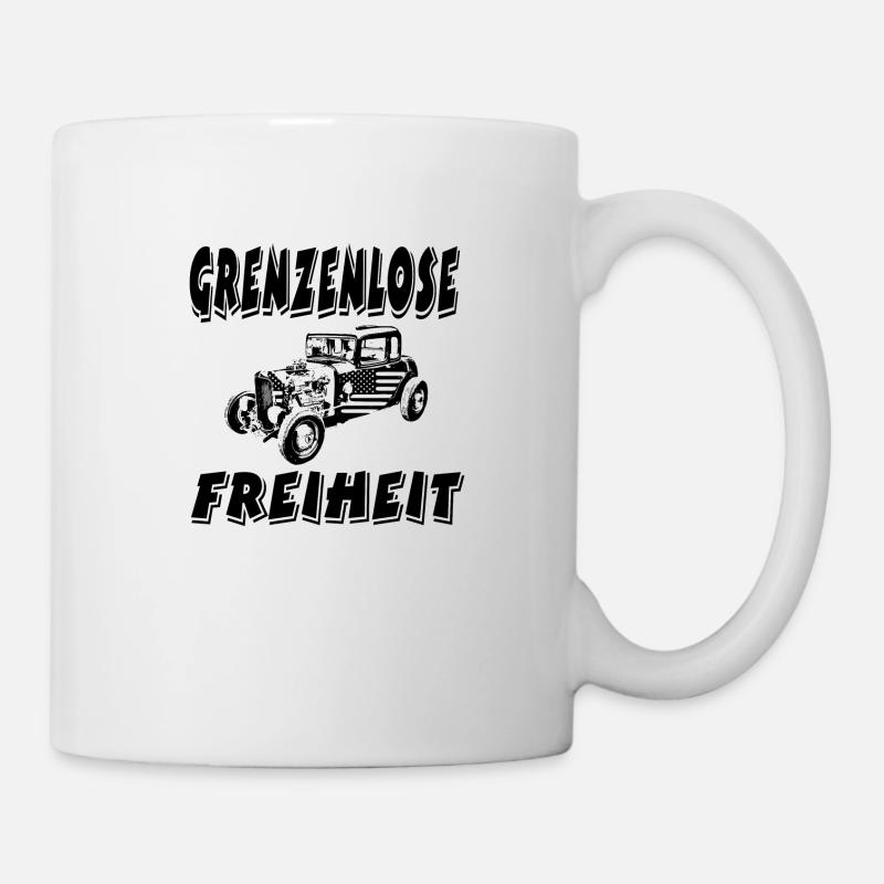 Auto - Tasse - Weiß
