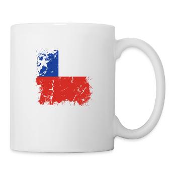 Chili Drapeau Amérique du Sud Drapeau Chili Vintage - Mug blanc - blanc - Droite
