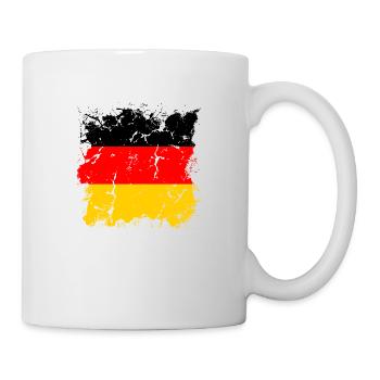Germany Flag German Flag Used Look Home - Mug - white - Right