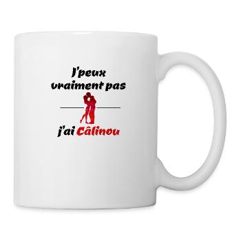 câlinou - Mug blanc - blanc - Droite