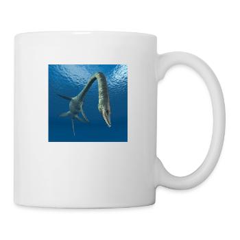 Plesiosaurier Elasmosaurus - Tasse - Weiß - Rechts