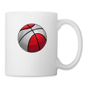 Cool Basketball Sticker Basketball Club - Mug blanc - blanc - Droite
