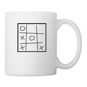 Tic Tac Toe | Game | Symbols - Mug - white - Right