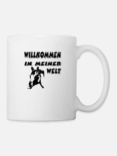 Pferd - Tasse - Weiß