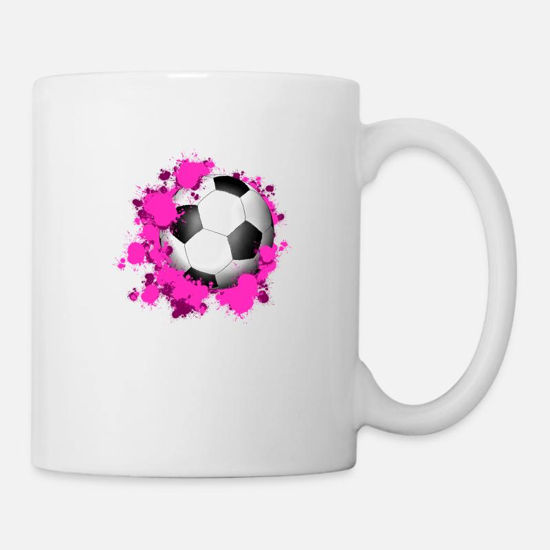 Fußball - Tasse - Weiß