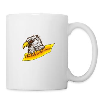Adlerkopf Saying The sky is not enough - Mug - white - Right