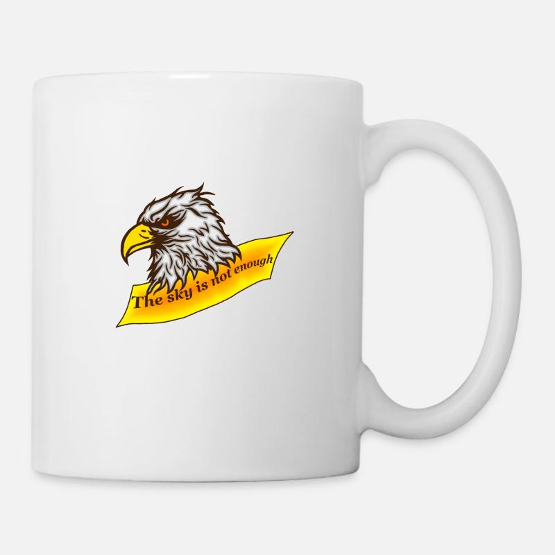 Adlerkopf Saying The sky is not enough - Mug - white