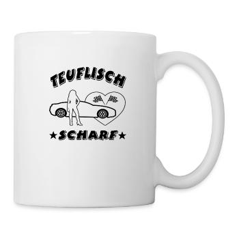 Auto - Tasse - Weiß - Rechts