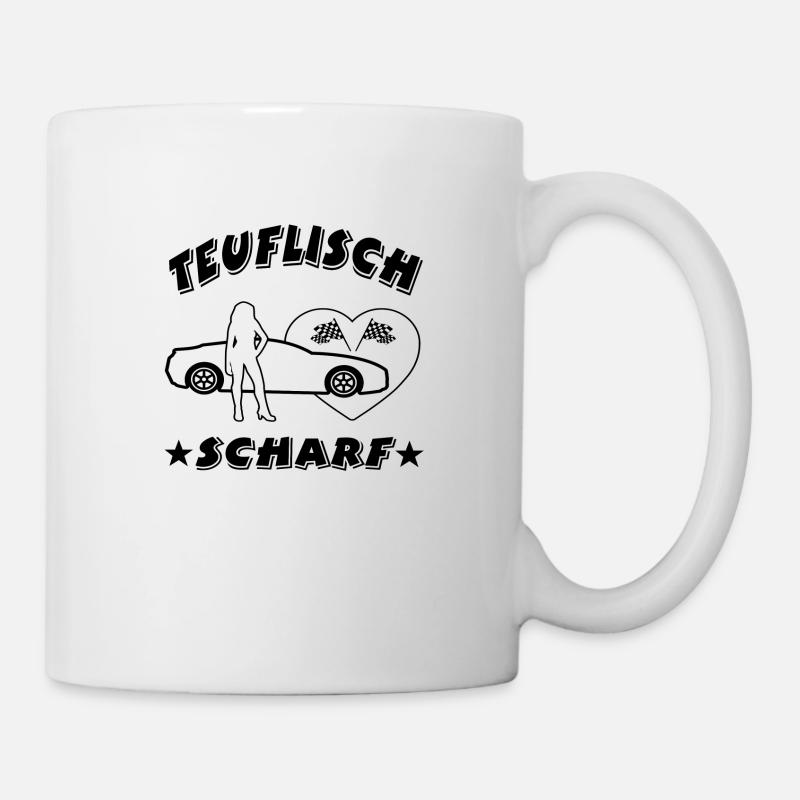 Auto - Tasse - Weiß